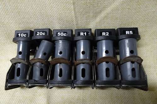 Lovely Vintage Original South African Bus Conductors Coin Dispenser.