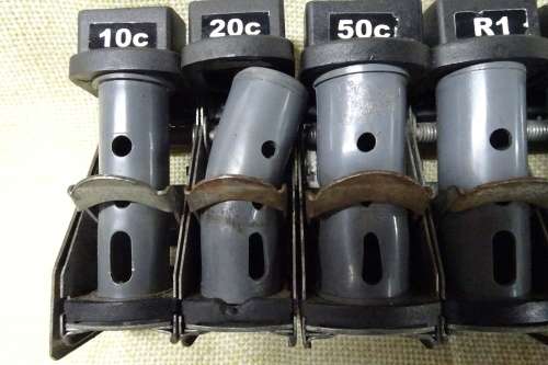 Lovely Vintage Original South African Bus Conductors Coin Dispenser.