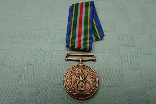 Six South African Police Service Reconciliation and Amalgamation Miniature Medals. BIDDING PER PIECE