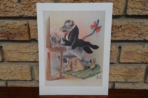 T.O. Honiball (1905 - 1990) Set of Five Handsigned Lithographs `Adoons-Hulle`. Includes 6 Postcards