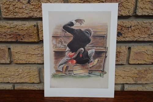 T.O. Honiball (1905 - 1990) Set of Five Handsigned Lithographs `Adoons-Hulle`. Includes 6 Postcards