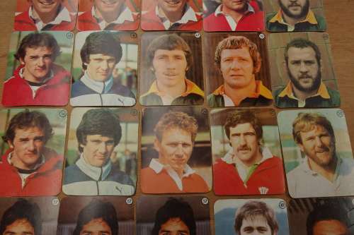 A Lot of Various Vintage Rugby Cards in Good Condition.