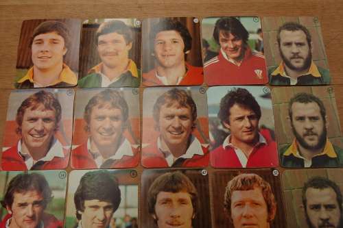 A Lot of Various Vintage Rugby Cards in Good Condition.