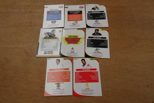 A Large Lot of 147 Rugby Cards in Good Condition. Statistics of Player on Reverse of Each Card.