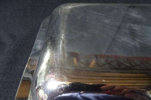 Stunning Alexe Clark Company Wellbeck Plated Silver Entree Dish With Lid and Handles