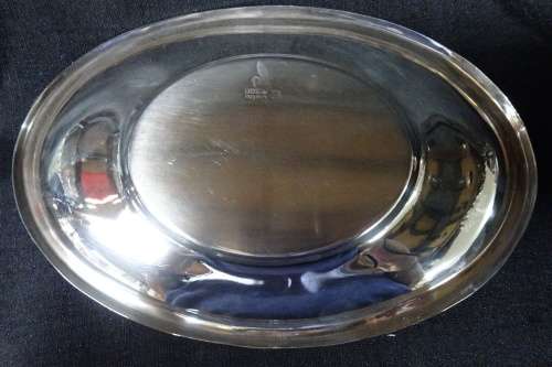 Exquisite Hallmarked Silver Plated Gravy Boat With Underplate