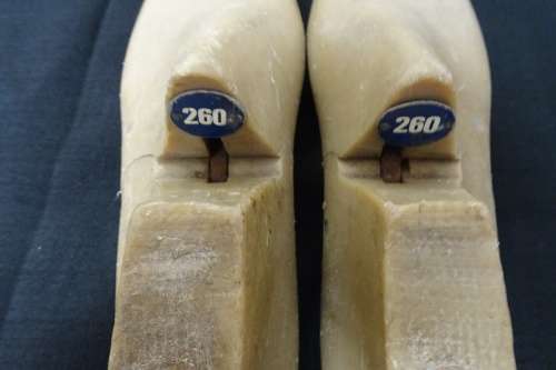 Vintage Pair of Size 7 Dress Shoe Lasts Made of Molded Plastic.