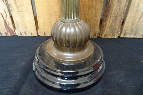 Gorgeous Tall Lambworks Cranberry Red Mantle Oil Lamp. COURIER ONLY