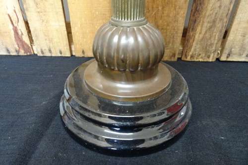 Gorgeous Tall Lambworks Cranberry Red Mantle Oil Lamp. COURIER ONLY