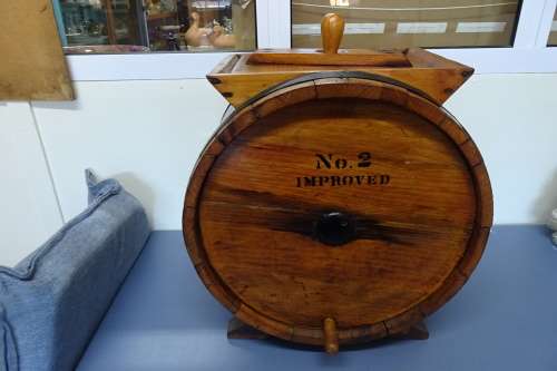 Unique Antique Ames Plow Co. No. 2 Improved Butter Churner COURIER ONLY