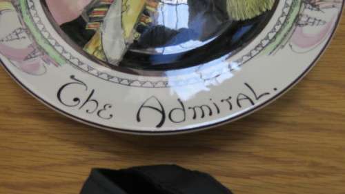 Vintage Royal Doulton Porcelain `The Admiral` Cabinet Plate.