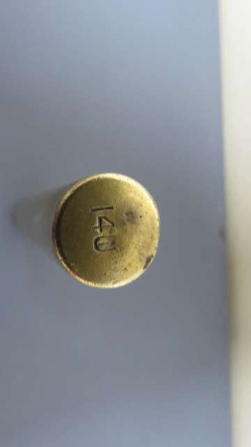 Original World War I Brass Oil Bottle - Lee Enfield Rifle Oiler