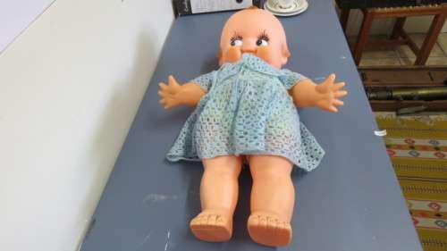 Lovely Collectable Clothed Vintage Celluloid Kewpie Doll 66 cm