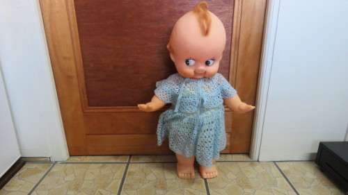 Lovely Collectable Clothed Vintage Celluloid Kewpie Doll 66 cm