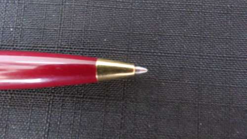 Stunning Original Waterman Expert Ballpoint Pen Burgundy and Gold