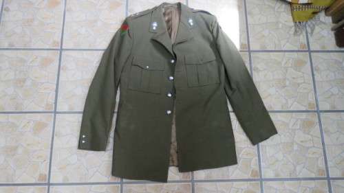 SADF 2nd Lieutenant Artillery Regiment Uniform. Jacket, Tie, Shirt, Pants, Belt. Excellent Condition