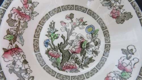 Very Pretty Vintage Johnson Bros Ironstone `Indian Tree` Small Dessert Bowl