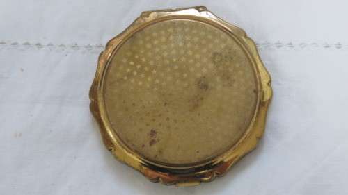 Beautiful Rare Collectible 1950s Stratton Powder Compact With Ballerina D: 8,5 cm