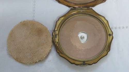 Beautiful Rare Collectible 1950s Stratton Powder Compact With Ballerina D: 8,5 cm