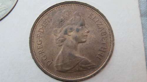 Two Britains 1968/1971 First Decimal Coins By Royal Mint Five Coins Sets in Original Blue Covers