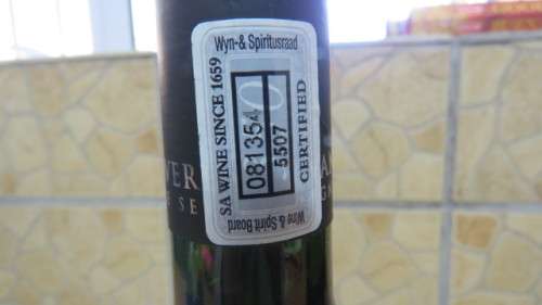 Sealed 750ml 2008 Van Loveren Wolverine Creek Shiraz Private Cellar Reserve Limited Release No. 3344