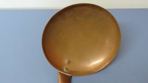 Superb Vintage Original De Klerk Large Copper Ladle/Hand Carved Wooden Handle L: 38 cm