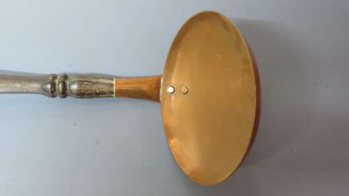 Superb Vintage Original De Klerk Large Copper Ladle/Hand Carved Wooden Handle L: 38 cm