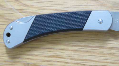 Superb Kershaw Black Gulch #3120 Officer Ranch Pocket Knife With Leather Pouch L: 10,5 cm