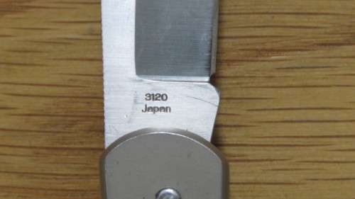 Superb Kershaw Black Gulch #3120 Officer Ranch Pocket Knife With Leather Pouch L: 10,5 cm