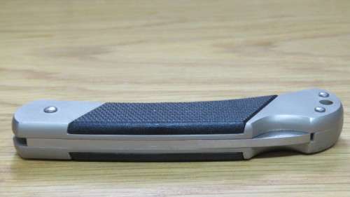 Superb Kershaw Black Gulch #3120 Officer Ranch Pocket Knife With Leather Pouch L: 10,5 cm