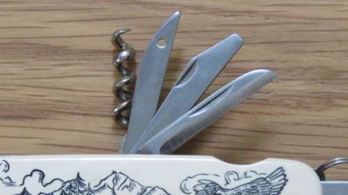 Stunning Vintage 200th Anniversary of the American Eagle Mutli Tool Pocket Knife in Pouch L: 9cm