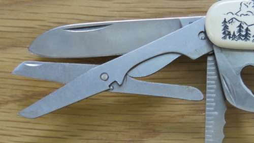 Stunning Vintage 200th Anniversary of the American Eagle Mutli Tool Pocket Knife in Pouch L: 9cm