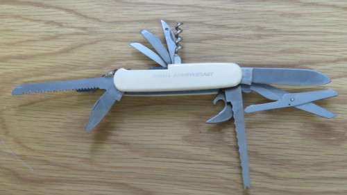 Stunning Vintage 200th Anniversary of the American Eagle Mutli Tool Pocket Knife in Pouch L: 9cm