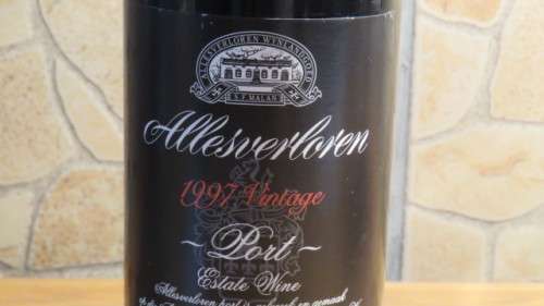 Sealed 750ml Allesverloren 1997 Vintage Port Estate Wine 17.5% Volume