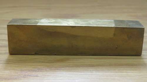 Beautiful Vintage Brass Engraved Chinese Lock With Keys L: 8,5 cm