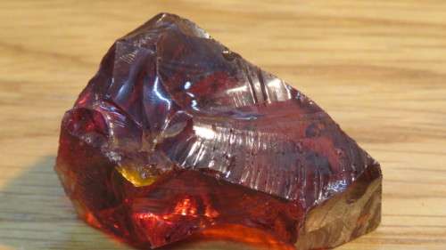 Beautiful Golden Sun Amber Andara Monatomic Free Form Crystal 5 x 3,5 x 2,8 cm