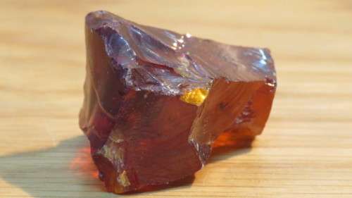 Beautiful Golden Sun Amber Andara Monatomic Free Form Crystal 5 x 3,5 x 2,8 cm