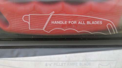 Superb Vintage Kershaw Fisherman`s Blade Trader Knife Set #1096TF. Details in Description.