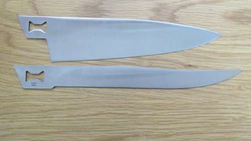 Superb Vintage Set of Two Kershaw Blade Trader #1099TF Cooks Blades in Pouch Details in Description