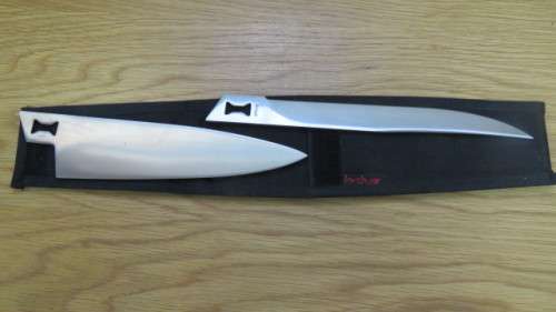 Superb Vintage Set of Two Kershaw Blade Trader #1099TF Cooks Blades in Pouch Details in Description