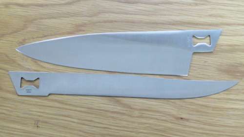 Superb Vintage Set of Two Kershaw Blade Trader #1099TF Cooks Blades in Pouch Details in Description