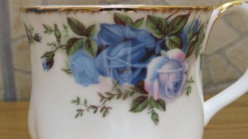 Wonderful Vintage Royal Albert Bone China `Moonlight Rose` Montrose Cup H: 8,5 cm