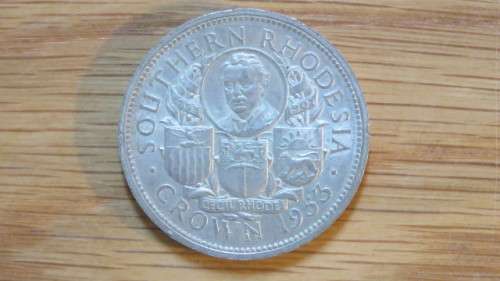 Southern Rhodesia Silver 1953 Crown 28.3 g