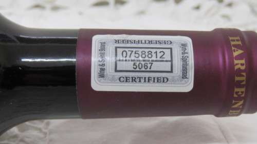 Sealed 750ml Bottle of Hartenberg 2005 Cabernet Sauvignon Shiraz