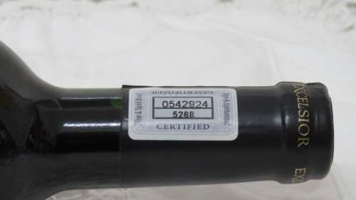 Sealed 750ml Bottle of 2007 Excelsior Merlot