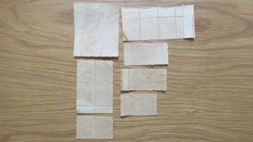 Twenty Mint Travancore (India) `Conch Shell` Stamps Details in Description SOLD AS IS