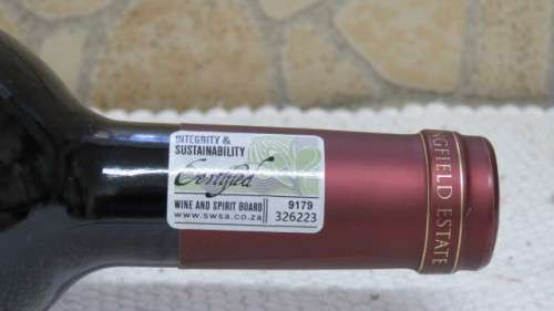 Sealed 750ml Bottle of Springfield Estate 2018 Whole Berry Cabernet Sauvignon