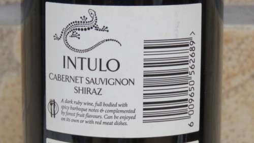 Sealed 750ml Bottle of 2015 Intulo Cabernet Sauvignon Shiraz