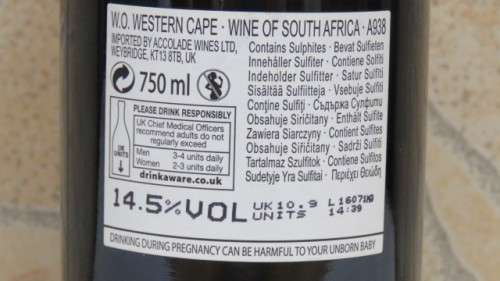 Sealed 750ml Bottle of 2015 Intulo Cabernet Sauvignon Shiraz