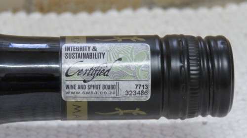 Sealed 750ml Bottle of 2015 Intulo Cabernet Sauvignon Shiraz